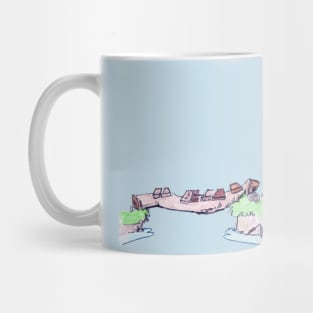 Fritter's Spring: Misty Morning Mound Island Lispe Mug